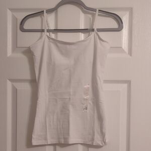 SO White Fitted Sleeveless Camisole